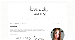 Desktop Screenshot of layersofmeaning.com